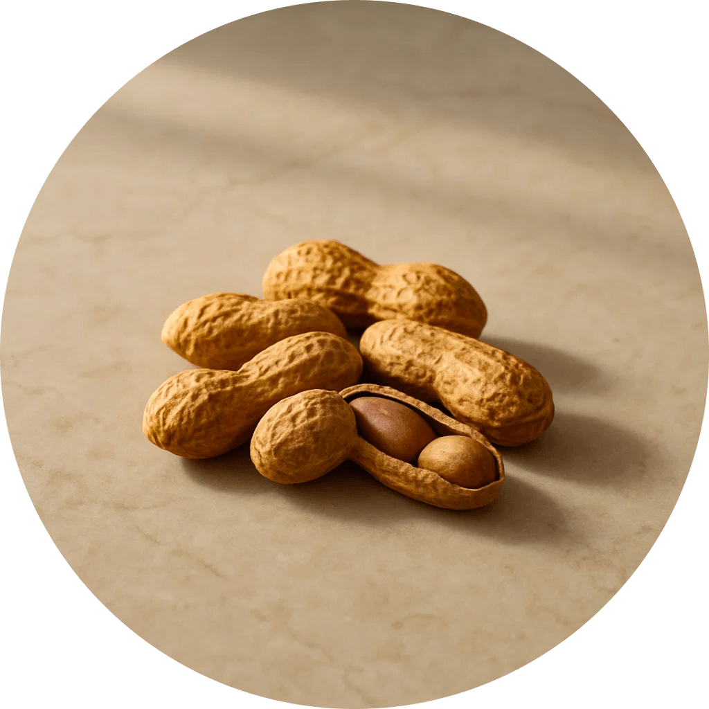 Roasted peanuts