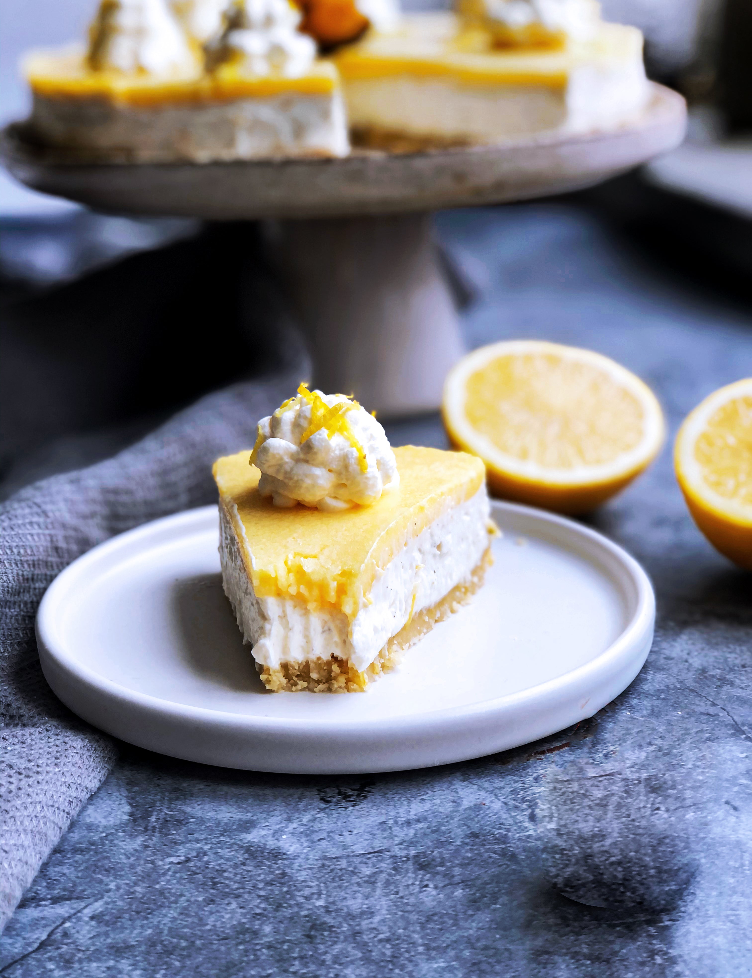 No Bake Lemon Cheesecake