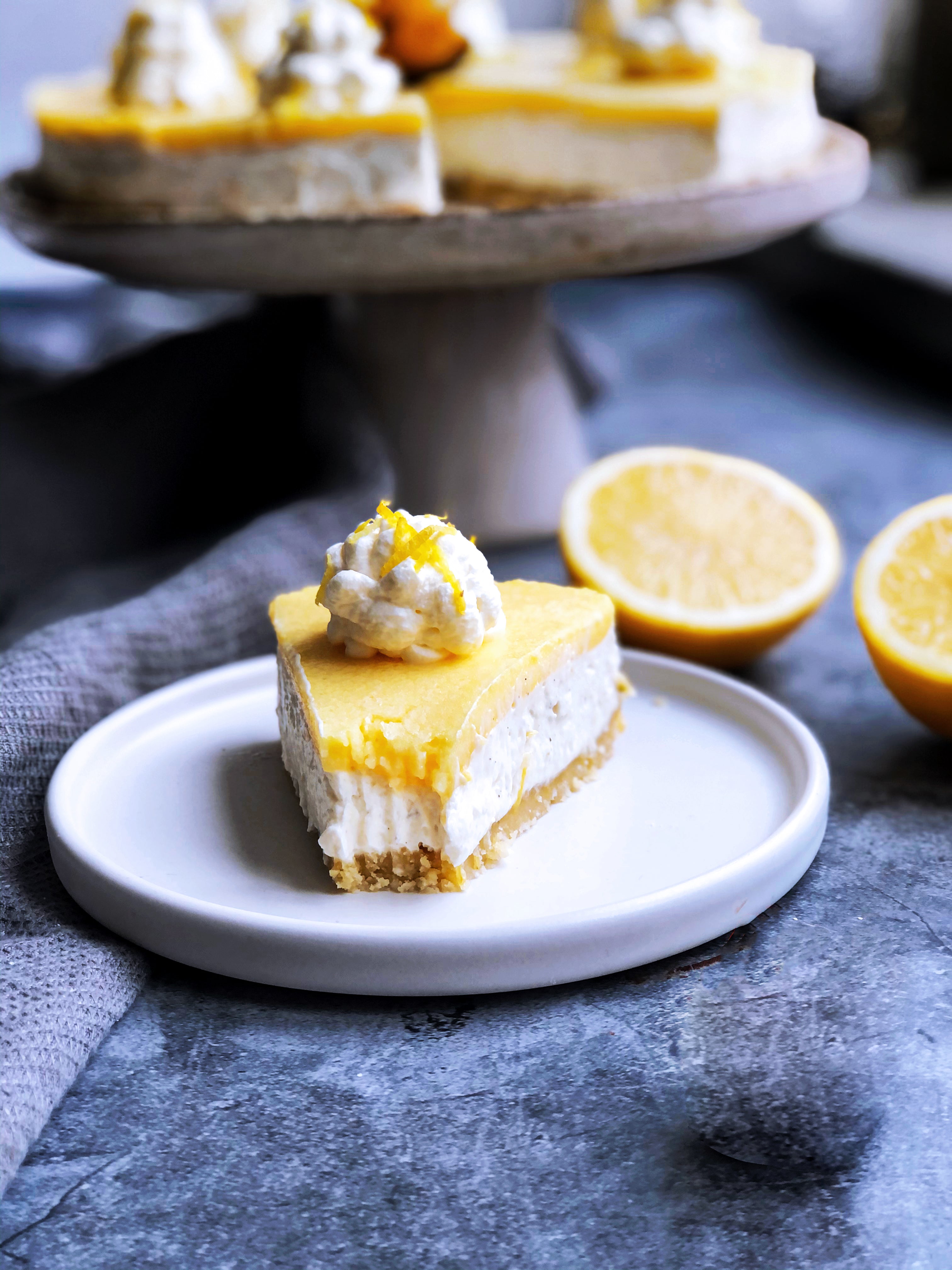 No Bake Lemon Cheesecake