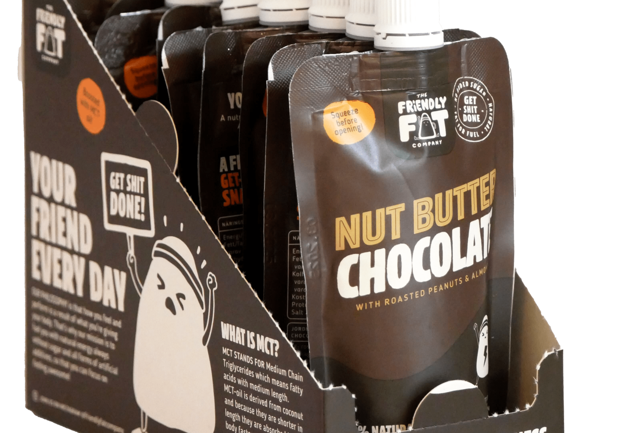 Nut Butter Chocolate (x12) - The Friendly