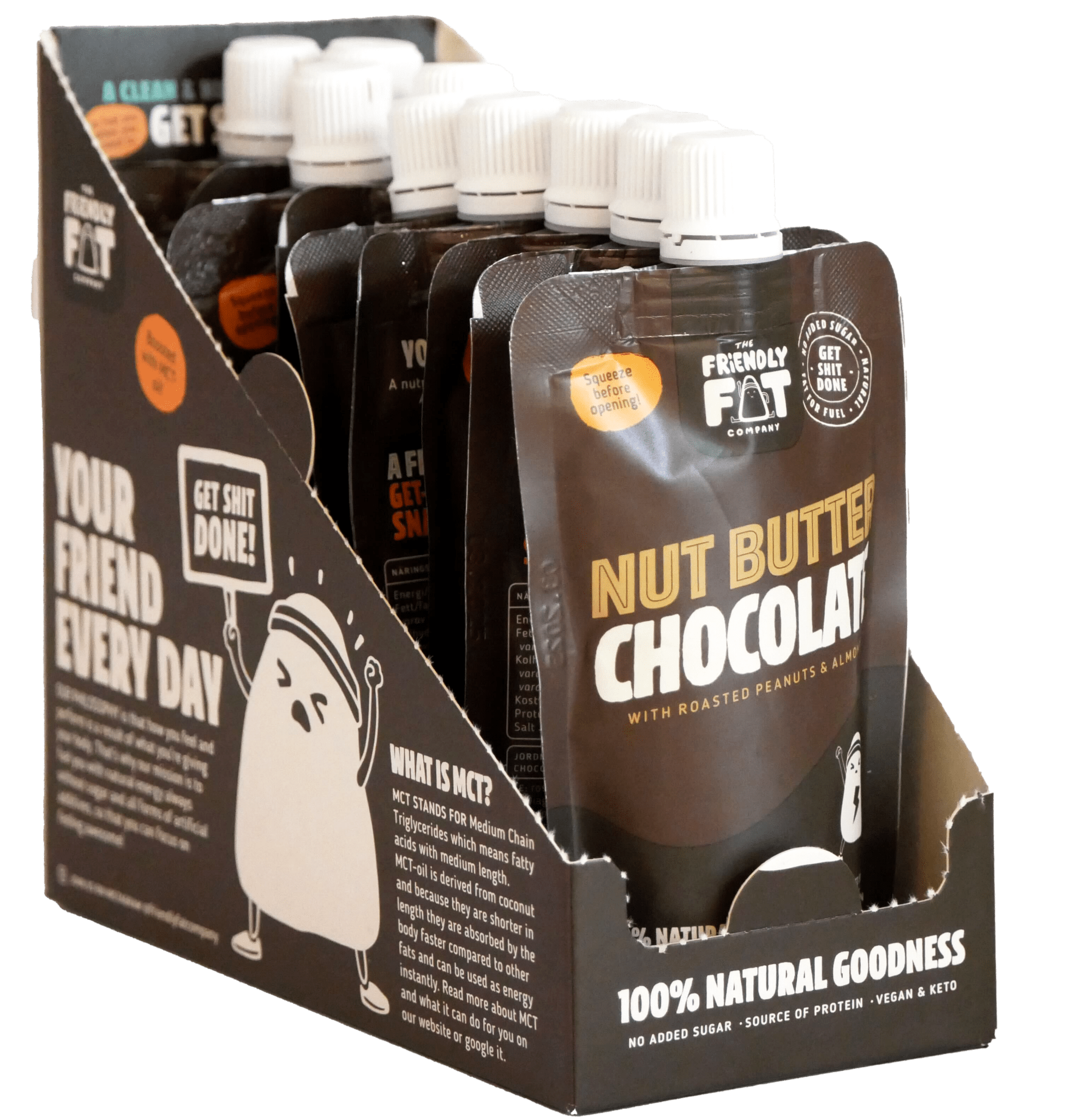 Nut Butter Chocolate (x12) - The Friendly