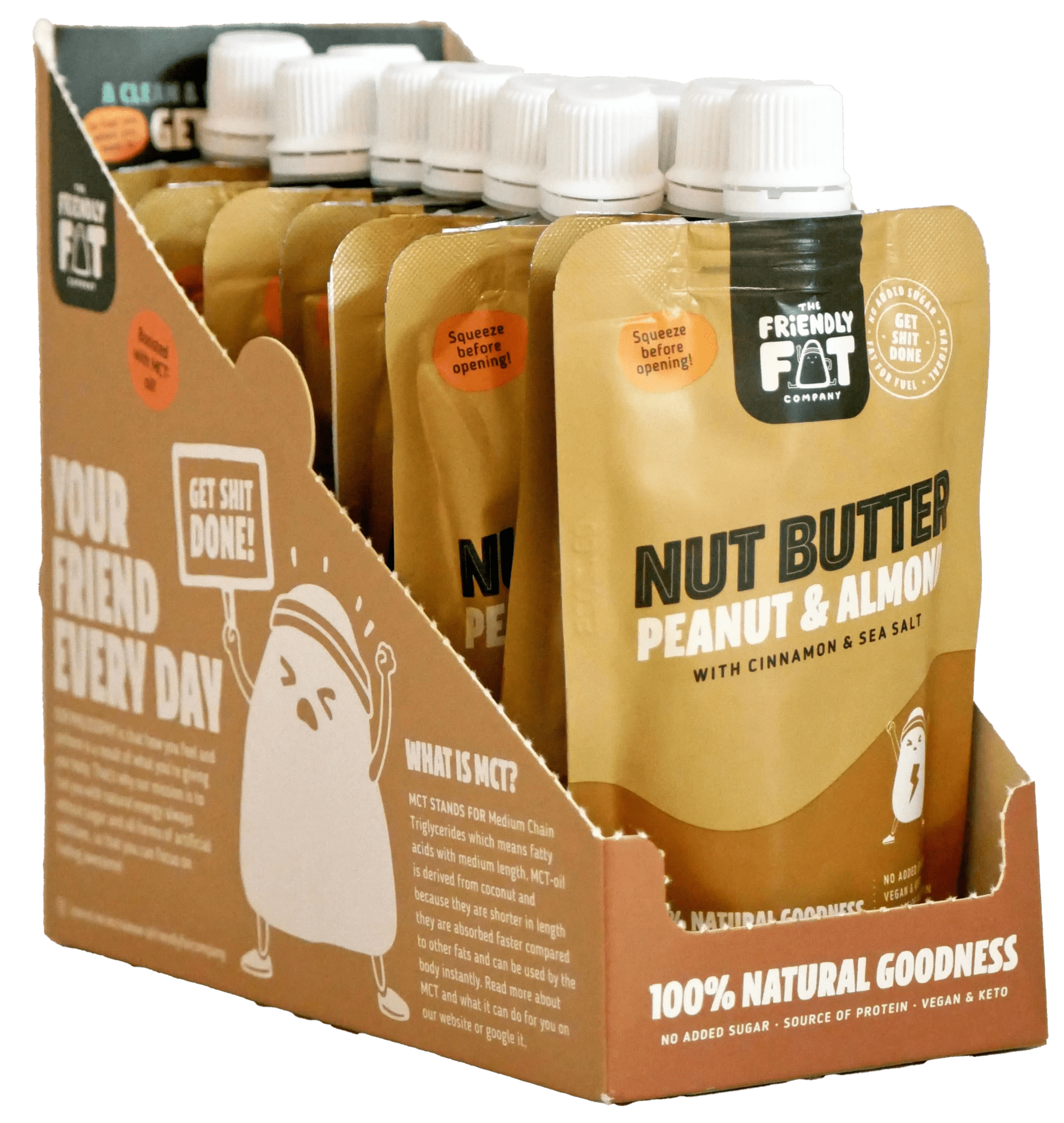 Nut Butter Peanut & Almond (x12) - The Friendly