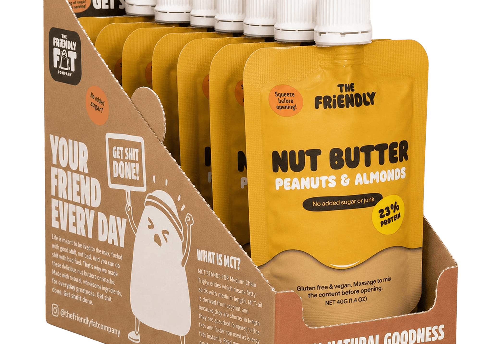 Nut Butter Peanut & Almond (x12) - The Friendly
