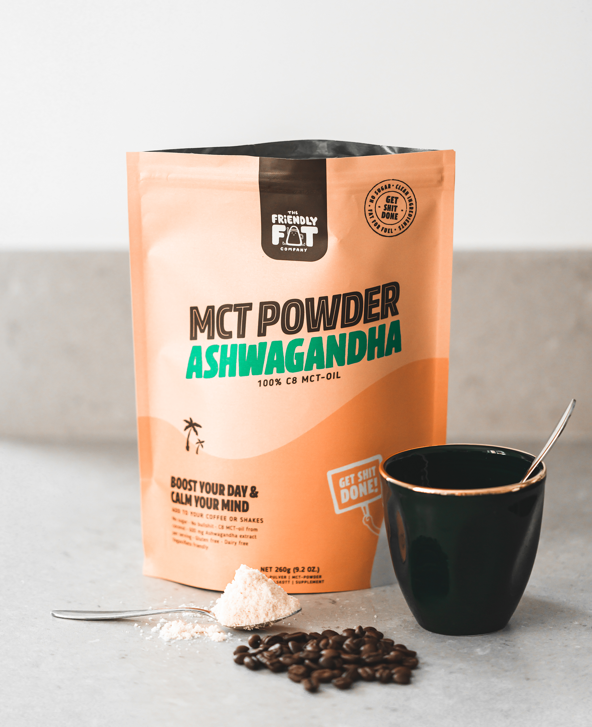 Ashwagandha MCT-pulver