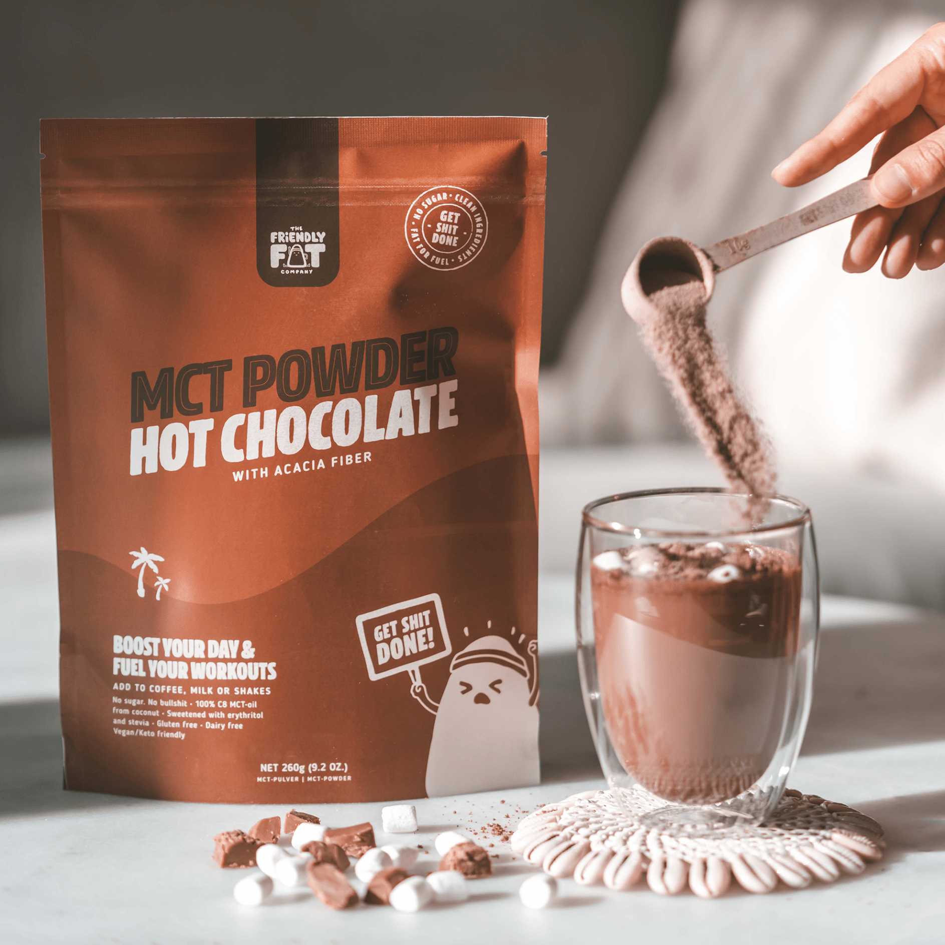 Hot Chocolate MCT - Powder - The Friendly