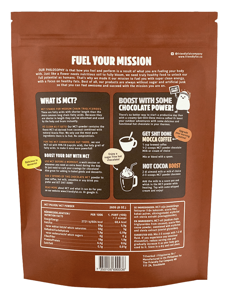 Hot Chocolate MCT - Powder - The Friendly