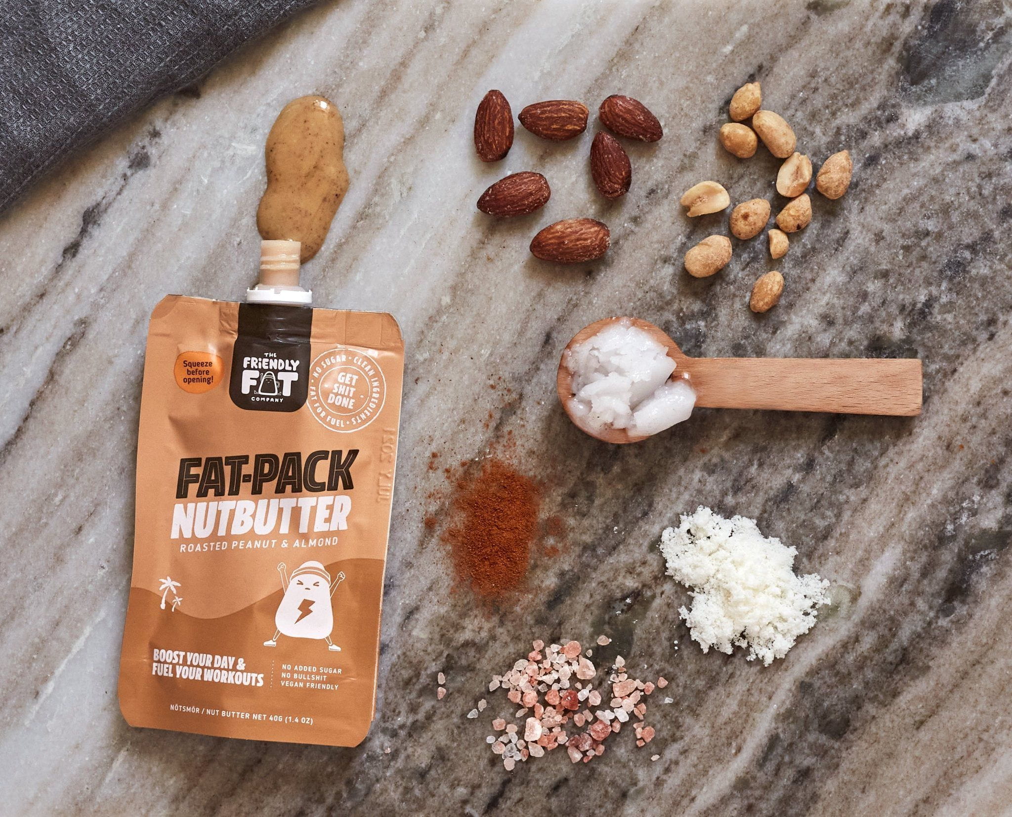 Nut Butter Peanut & Almond (x12) - The Friendly